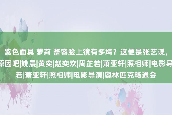 紫色面具 萝莉 整容脸上镜有多垮？这便是张艺谋，刚烈无须整容脸的原因吧|姚晨|黄奕|赵奕欢|周芷若|萧亚轩|照相师|电影导演|奥林匹克畅通会